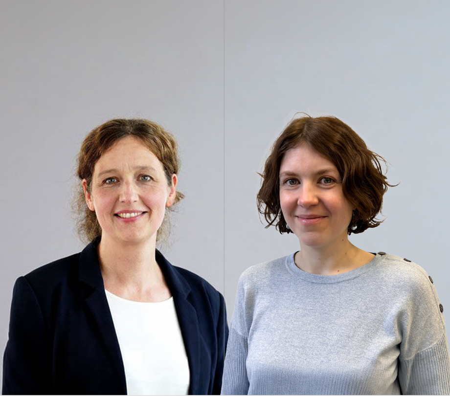 Portraits von Carina Fazius (NA DAAD) & Dr. Marie Vanderbeke (PSE)
